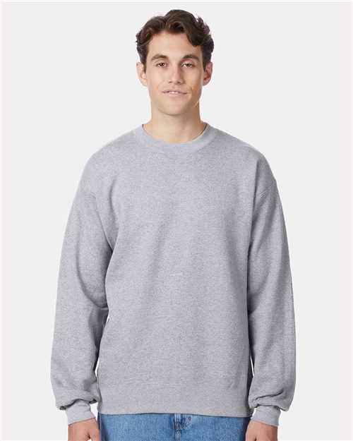 Custom Embroidered - Hanes - Unisex Ultimate Cotton® Crewneck Sweatshirt - F260