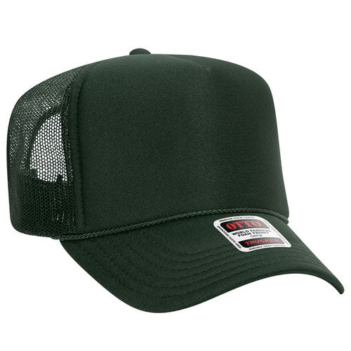 Custom Embroidered Trucker Hat with Mesh Back - Includes one 4in W x 2.25in H Embroidery