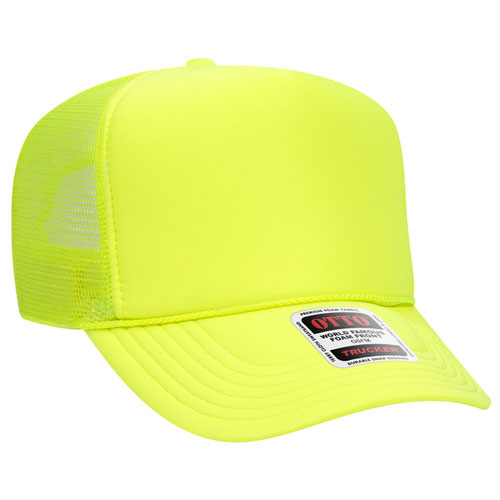 Custom Embroidered Trucker Hat with Mesh Back - Includes one 4in W x 2.25in H Embroidery