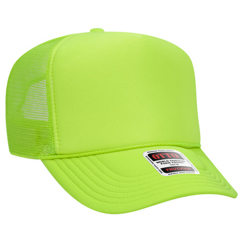 Custom Embroidered Trucker Hat with Mesh Back - Includes one 4in W x 2.25in H Embroidery