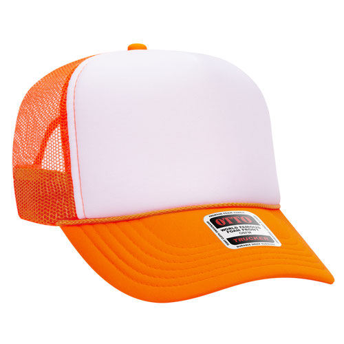 Custom Embroidered Trucker Hat with Mesh Back - Includes one 4in W x 2.25in H Embroidery
