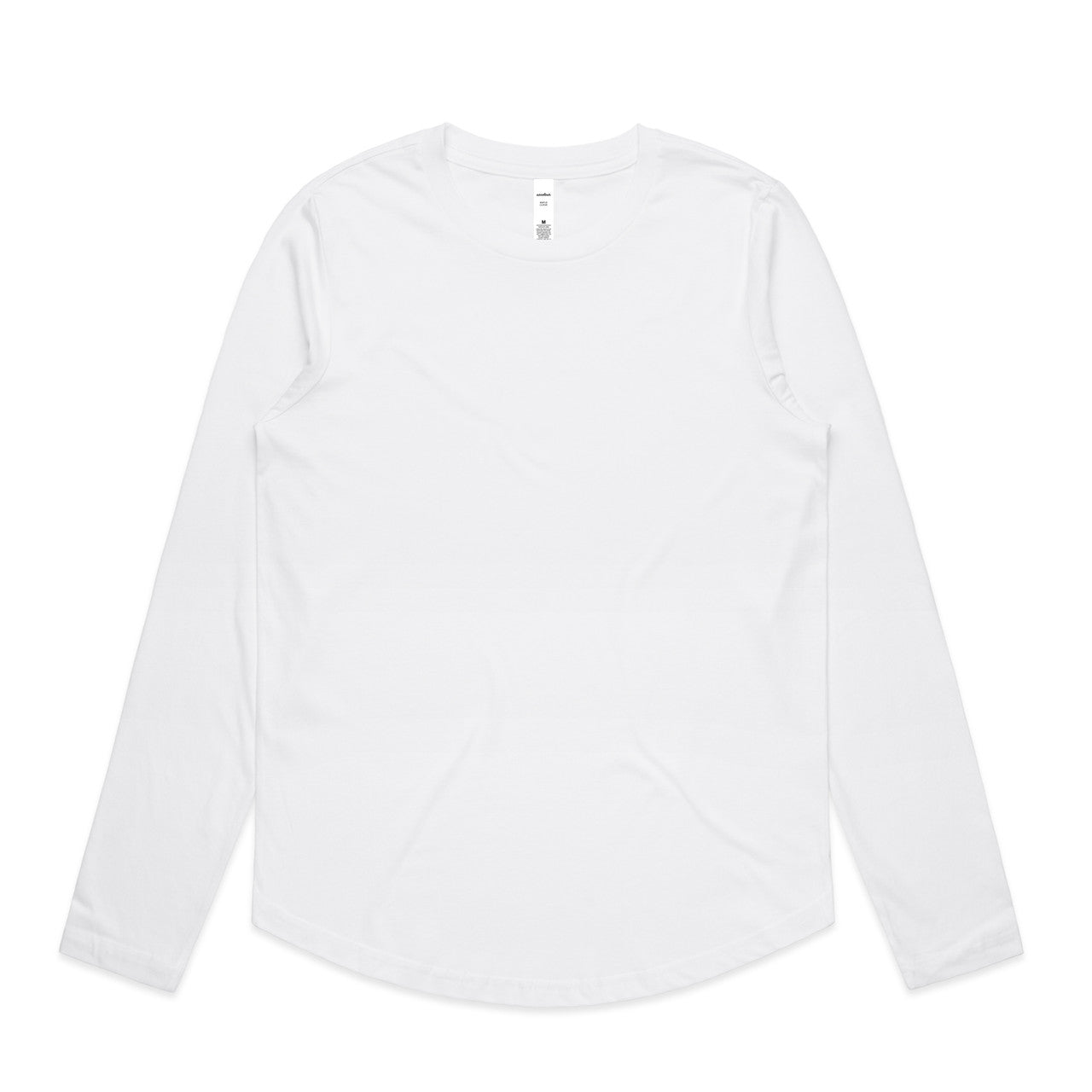 Custom Embroidered or DTF Printed - Wo's Maple Curve L/S Tee | 4021