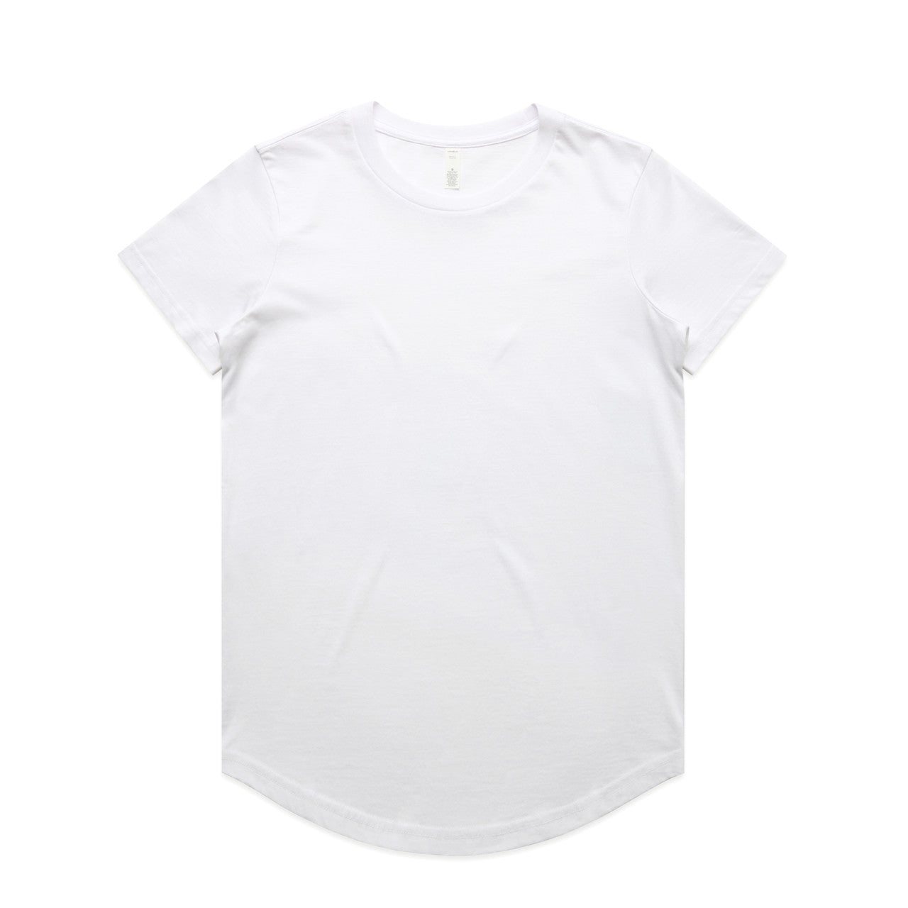 Custom Embroidered or DTF Printed - Wo's Maple Curve Tee | 4024