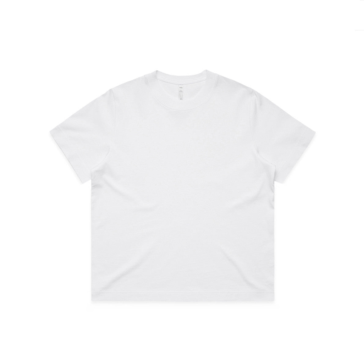 Custom Embroidered or DTF Printed - Wo's Box Tee | 4030
