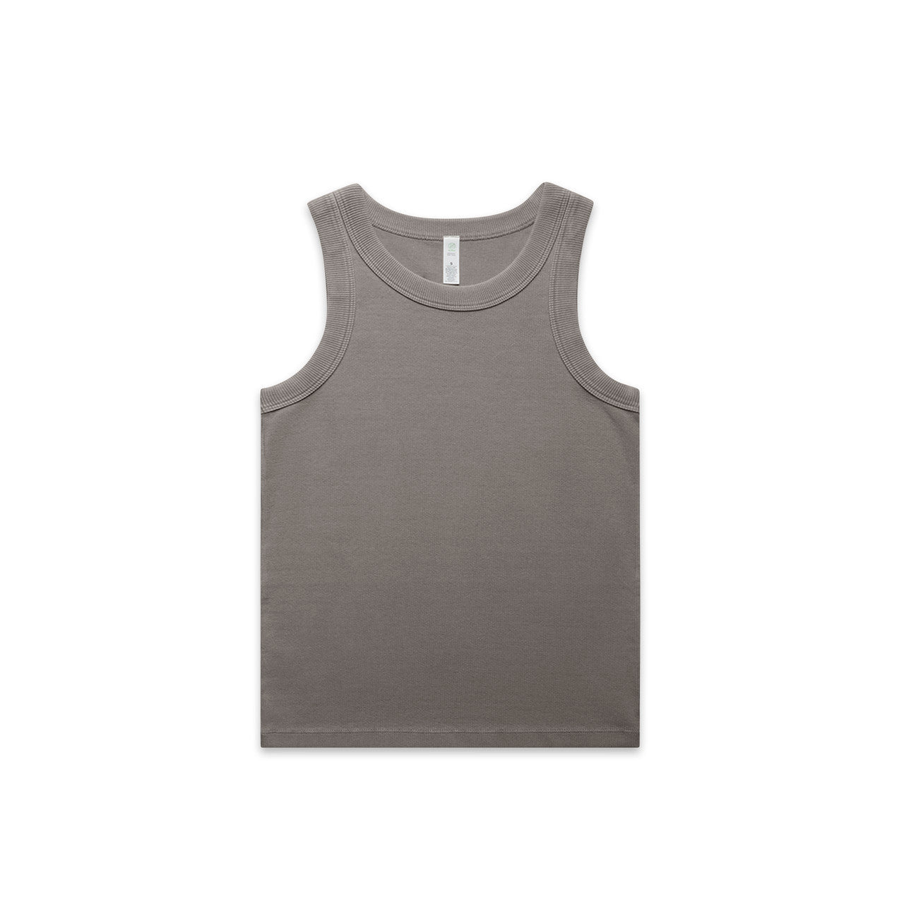 Custom Embroidered or DTF Printed - Wo's Faded Organic Rib Tank | 4034