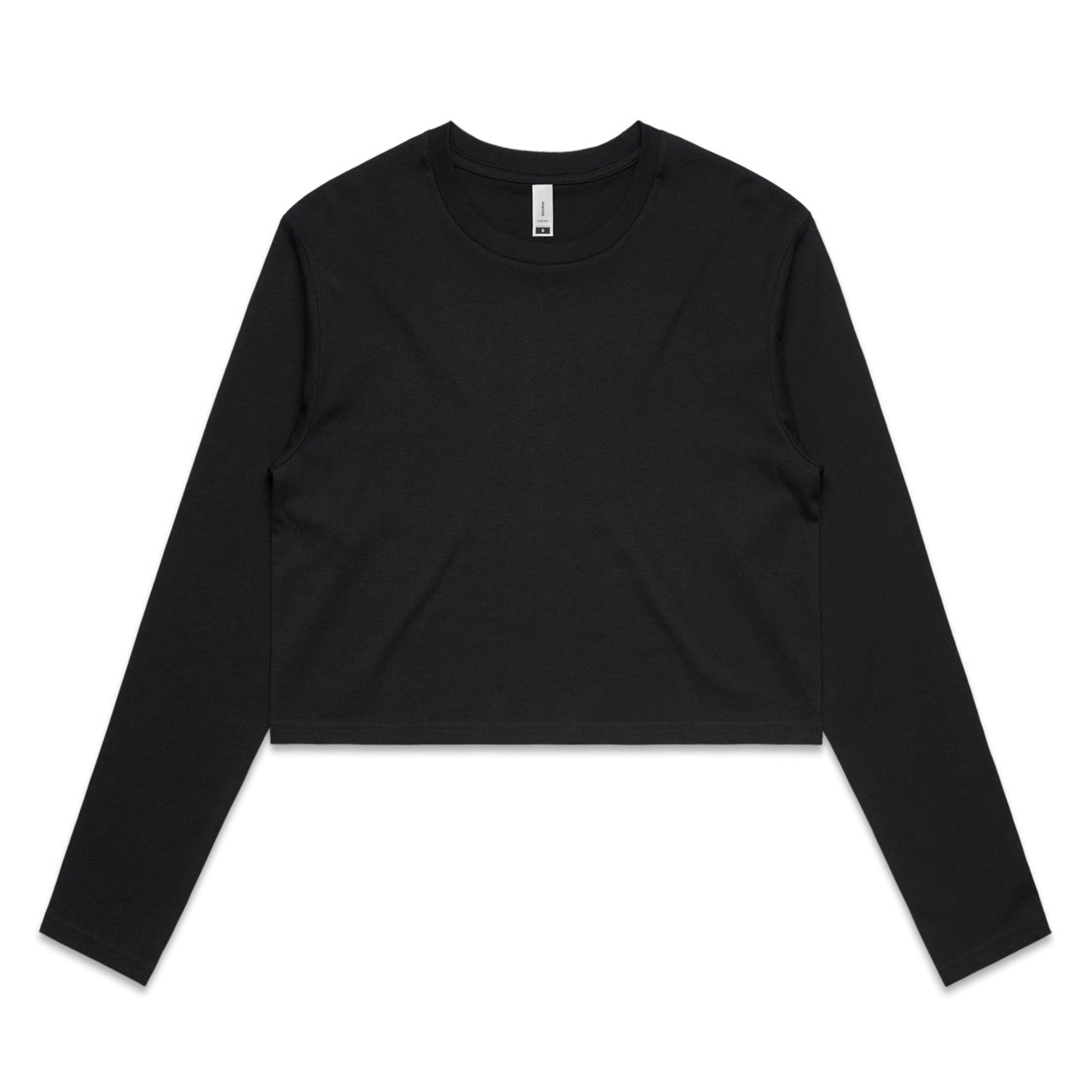 Custom Embroidered or DTF Printed - Wo's Crop L/S Tee | 4058