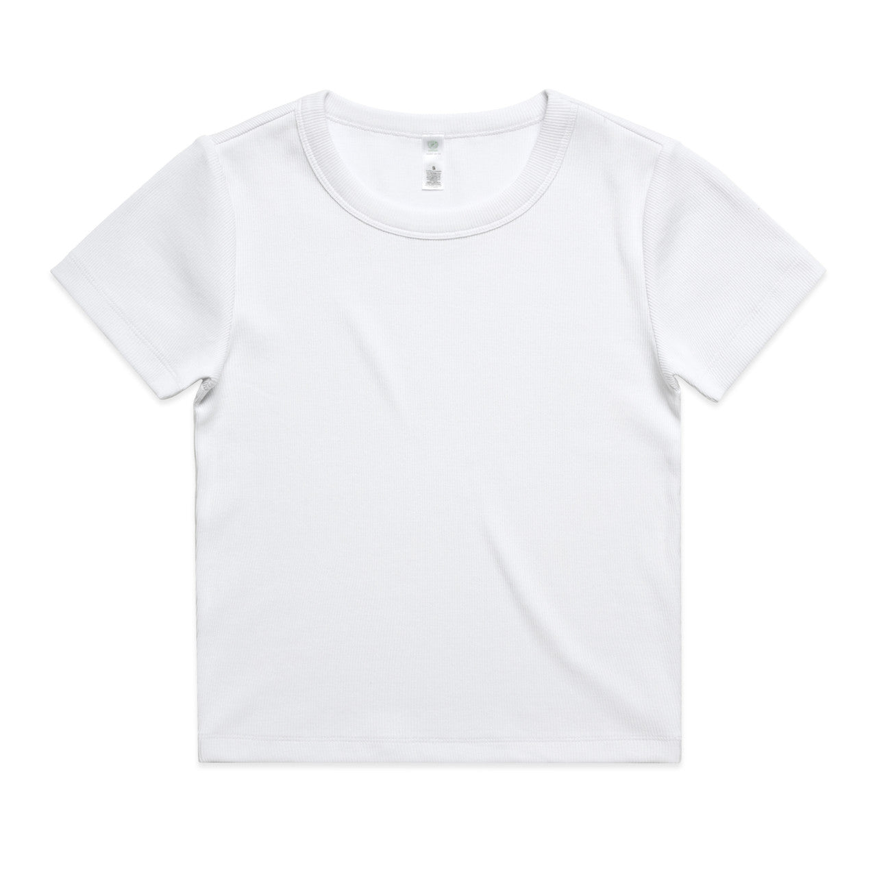 Custom Embroidered or DTF Printed - Wo's Organic Rib Tee | 4092G