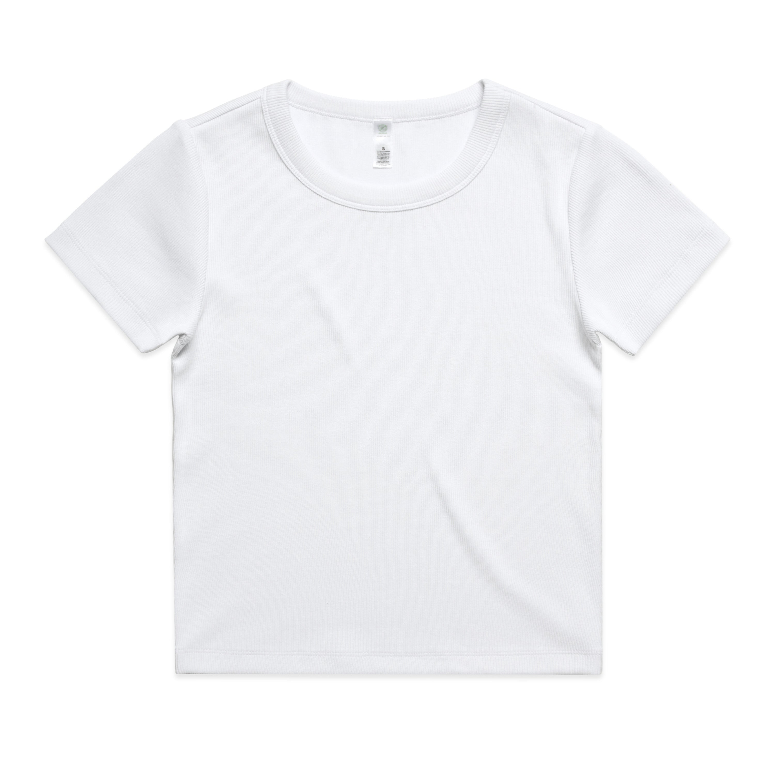 WO'S ORGANIC RIB TEE - 4092G