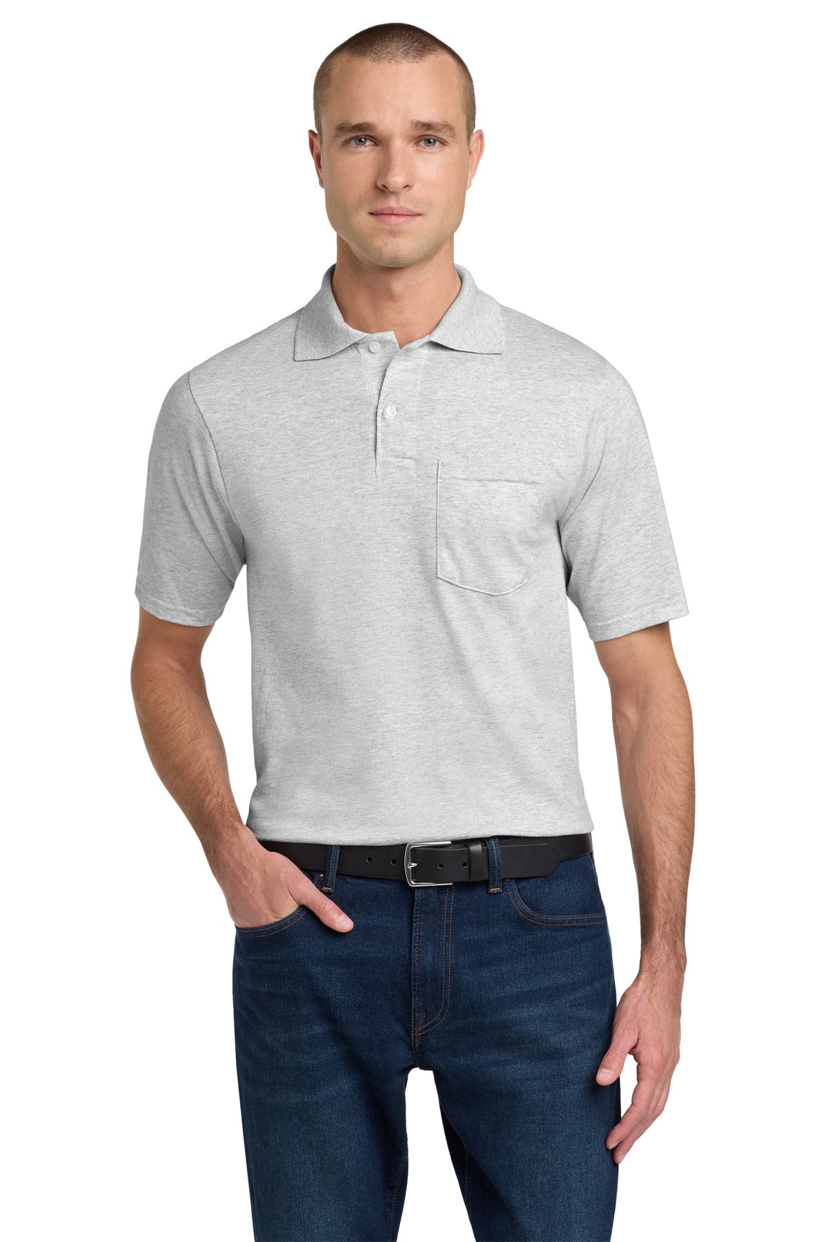 Custom Embroidery or DTF Print - Jerzees ® Dri-Power ® Pocket Sport Shirt. 436MP