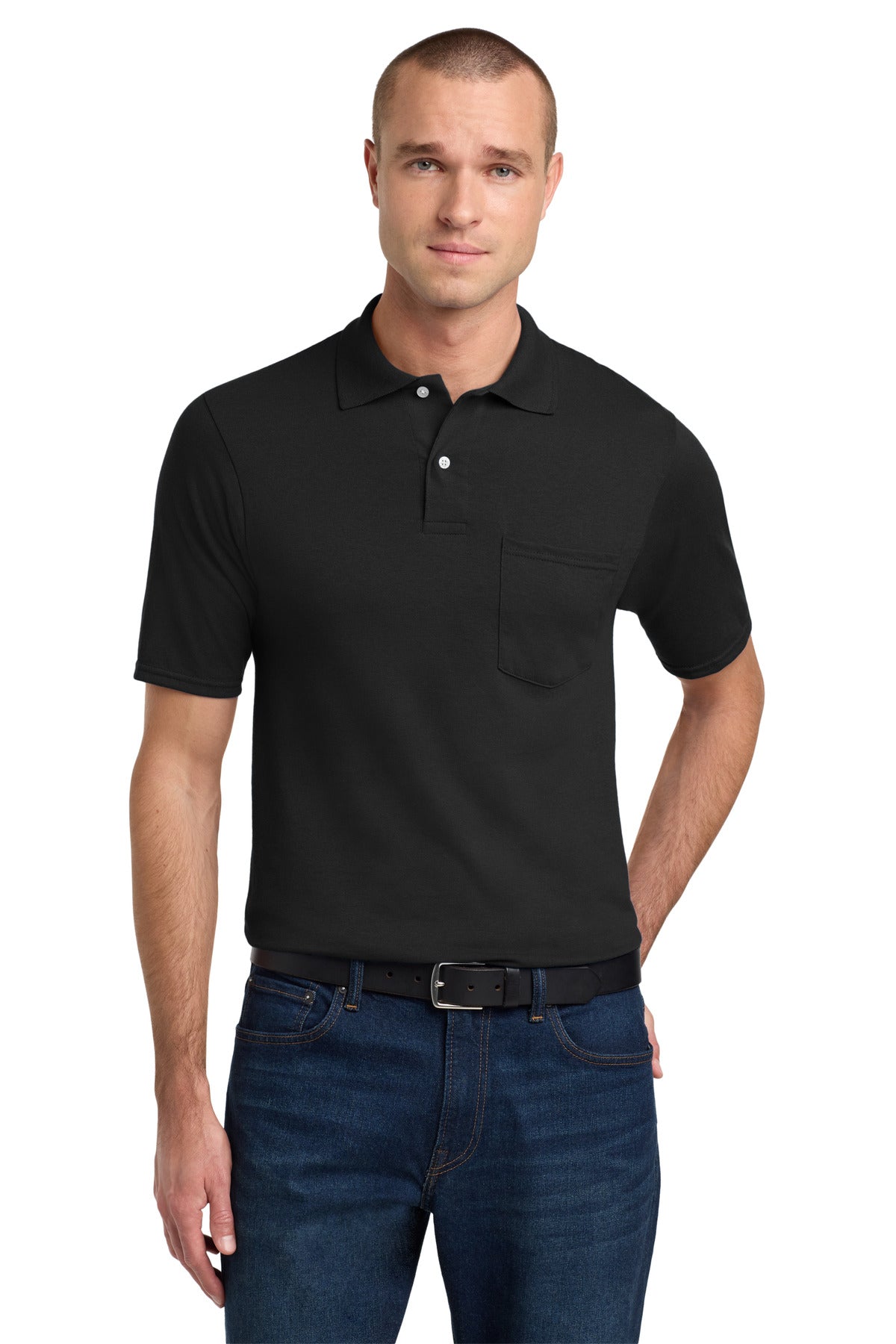 Custom Embroidery or DTF Print - Jerzees ® Dri-Power ® Pocket Sport Shirt. 436MP