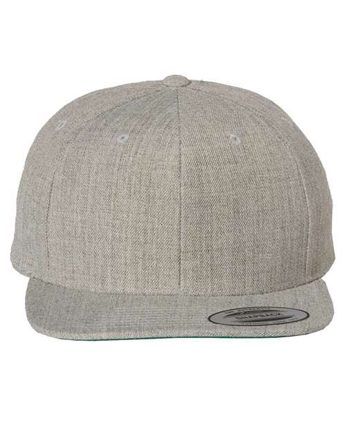 Custom Embroidered - YP Classics - Premium Flat Bill Snapback Cap - 6089M