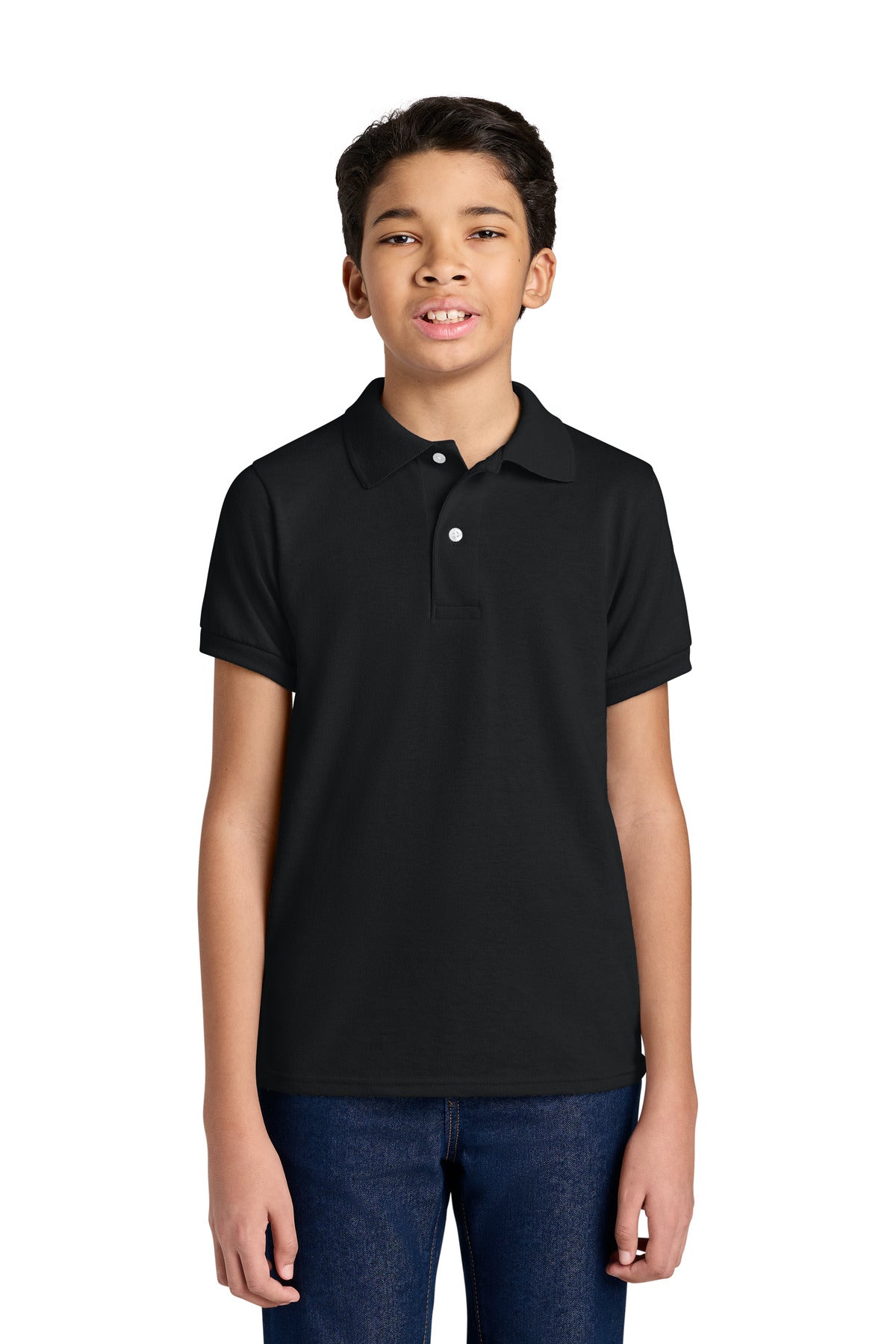 Custom Embroidery or DTF Print - Jerzees ® Youth Dri-Power ® Sport Shirt 437B