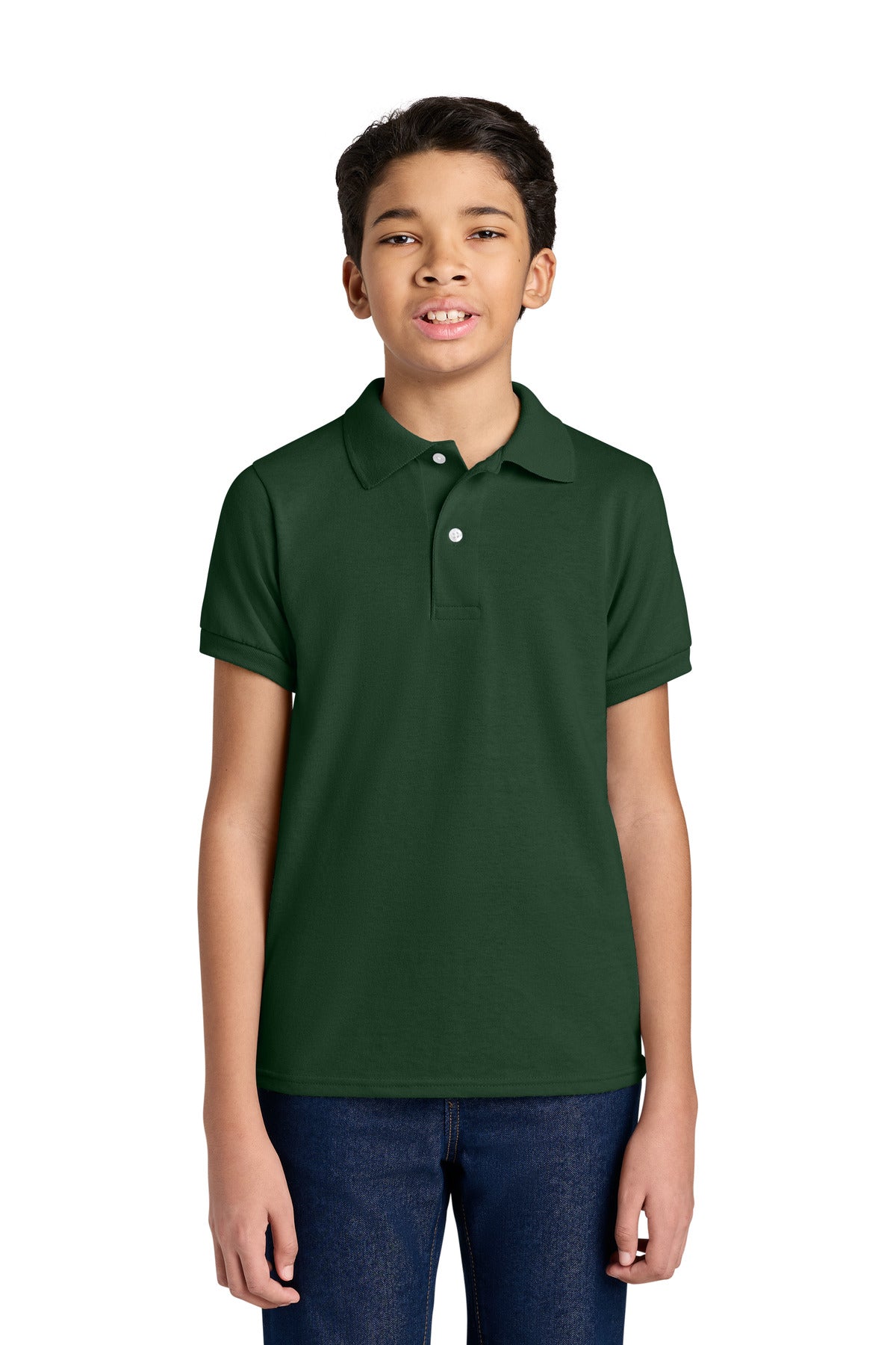 Custom Embroidery or DTF Print - Jerzees ® Youth Dri-Power ® Sport Shirt 437B