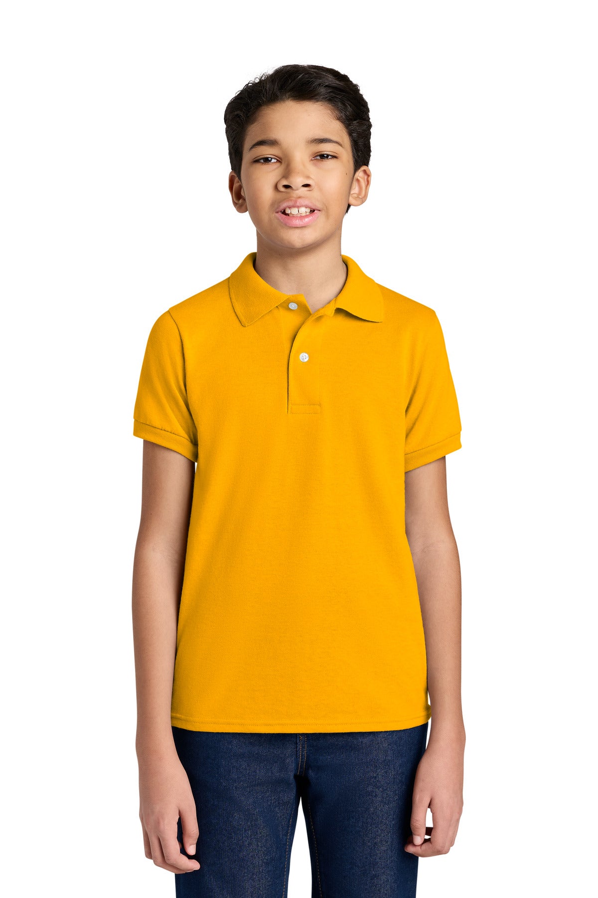 Custom Embroidery or DTF Print - Jerzees ® Youth Dri-Power ® Sport Shirt 437B