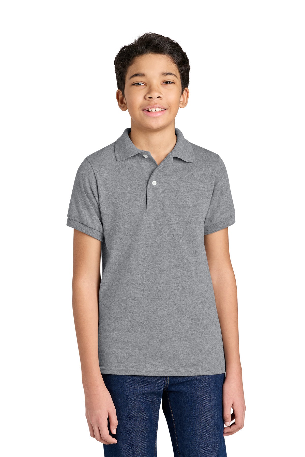 Custom Embroidery or DTF Print - Jerzees ® Youth Dri-Power ® Sport Shirt 437B
