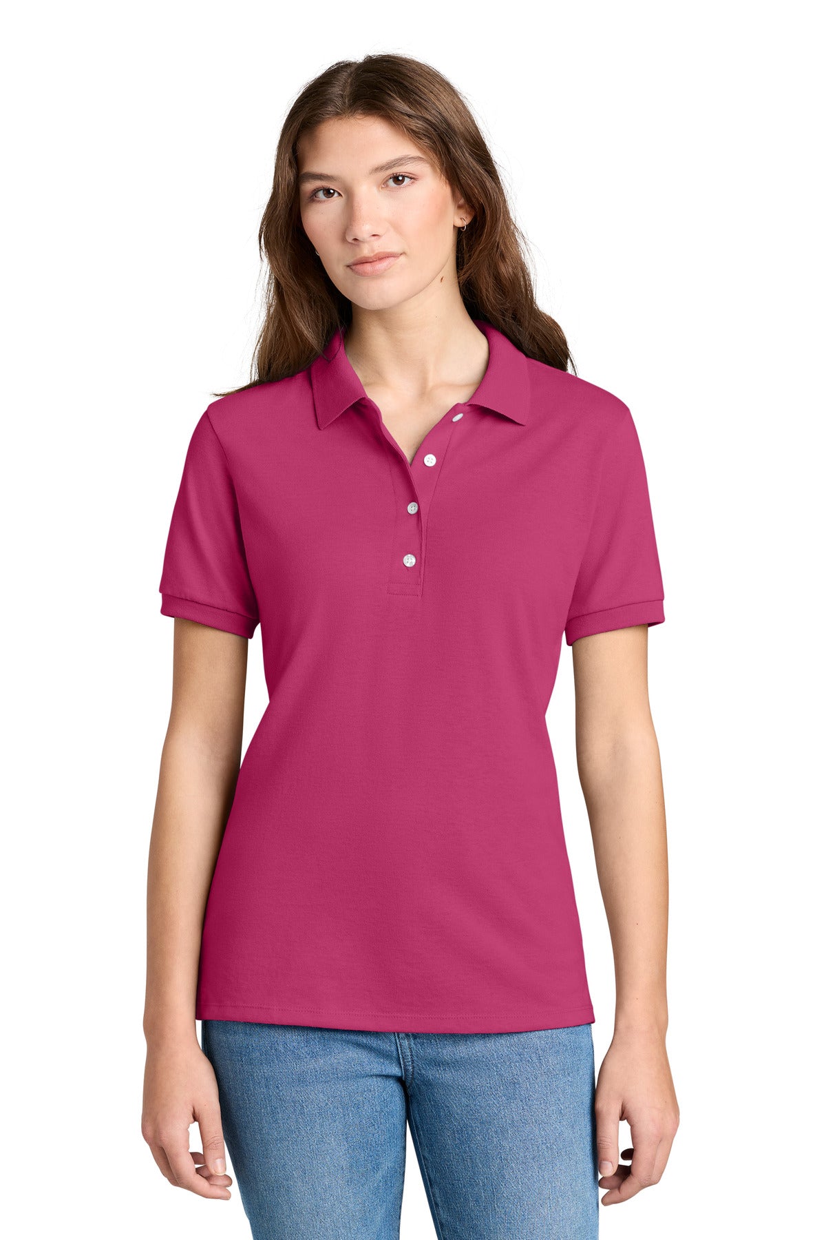 Custom Embroidery or DTF Print - Jerzees ® Women's Dri-Power ® Sport Shirt 437W