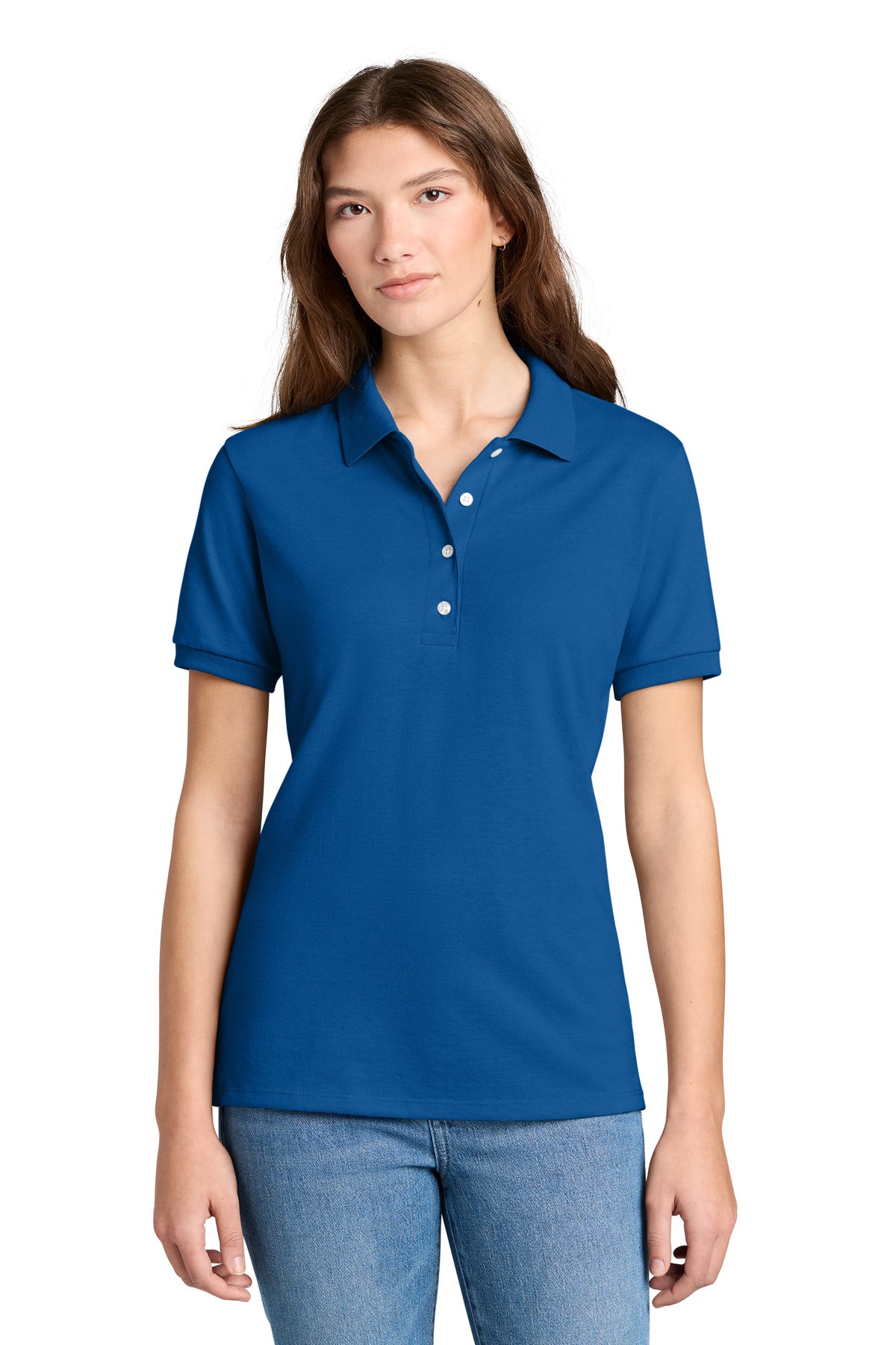 Custom Embroidery or DTF Print - Jerzees ® Women's Dri-Power ® Sport Shirt 437W