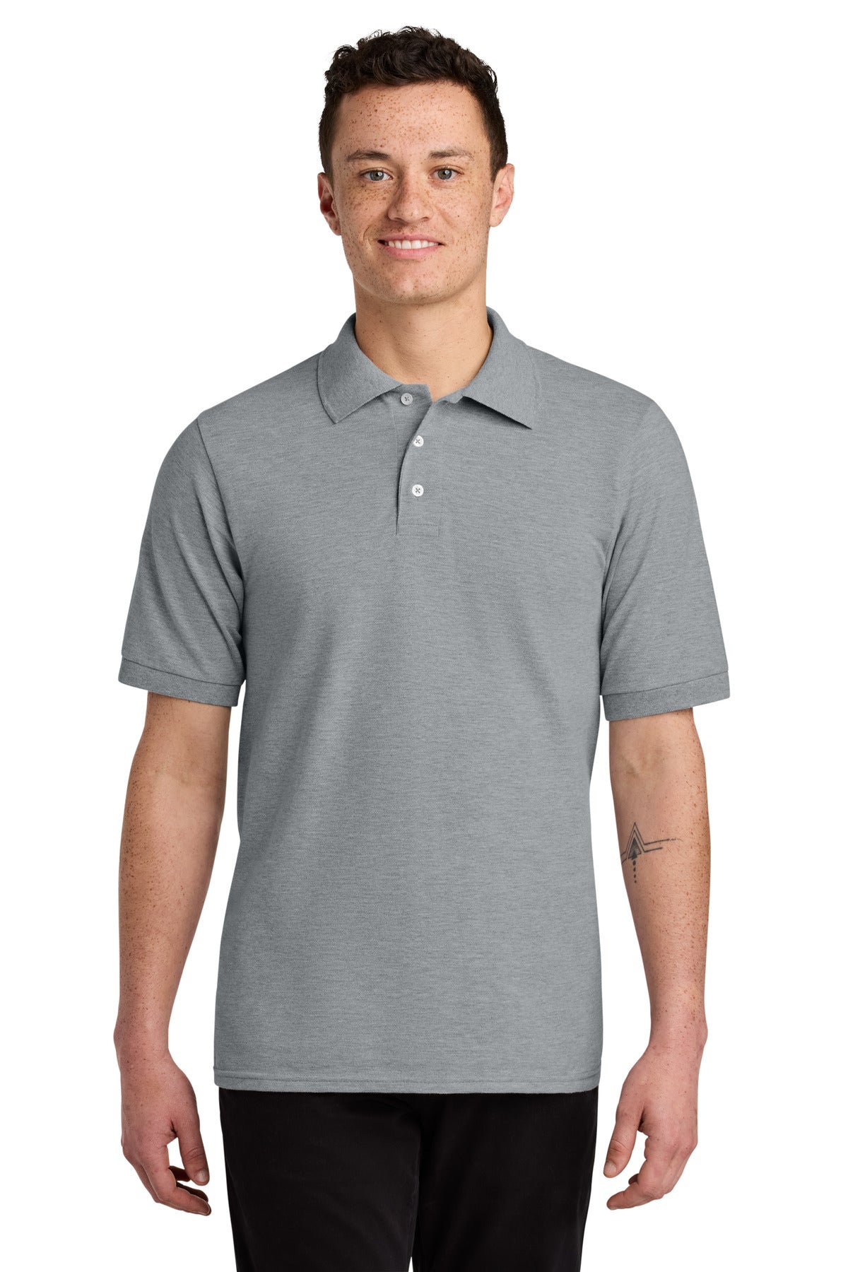 Custom Embroidery or DTF Print - Jerzees ® Unisex Premium Ring Spun Cotton Pique Sport Shirt 443M