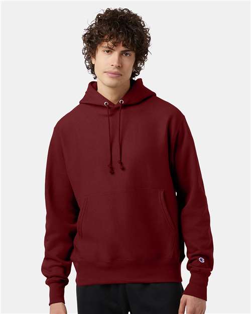 Custom Embroidered - Champion - Unisex Reverse Weave® Hooded Sweatshirt - S101