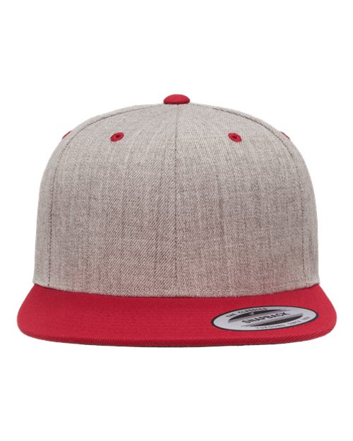 Custom Embroidered - YP Classics - Premium Flat Bill Snapback Cap - 6089M