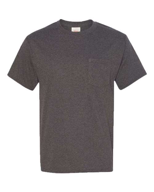 Custom Embroidered - Hanes - Men's Authentic Pocket T-Shirt - 5590