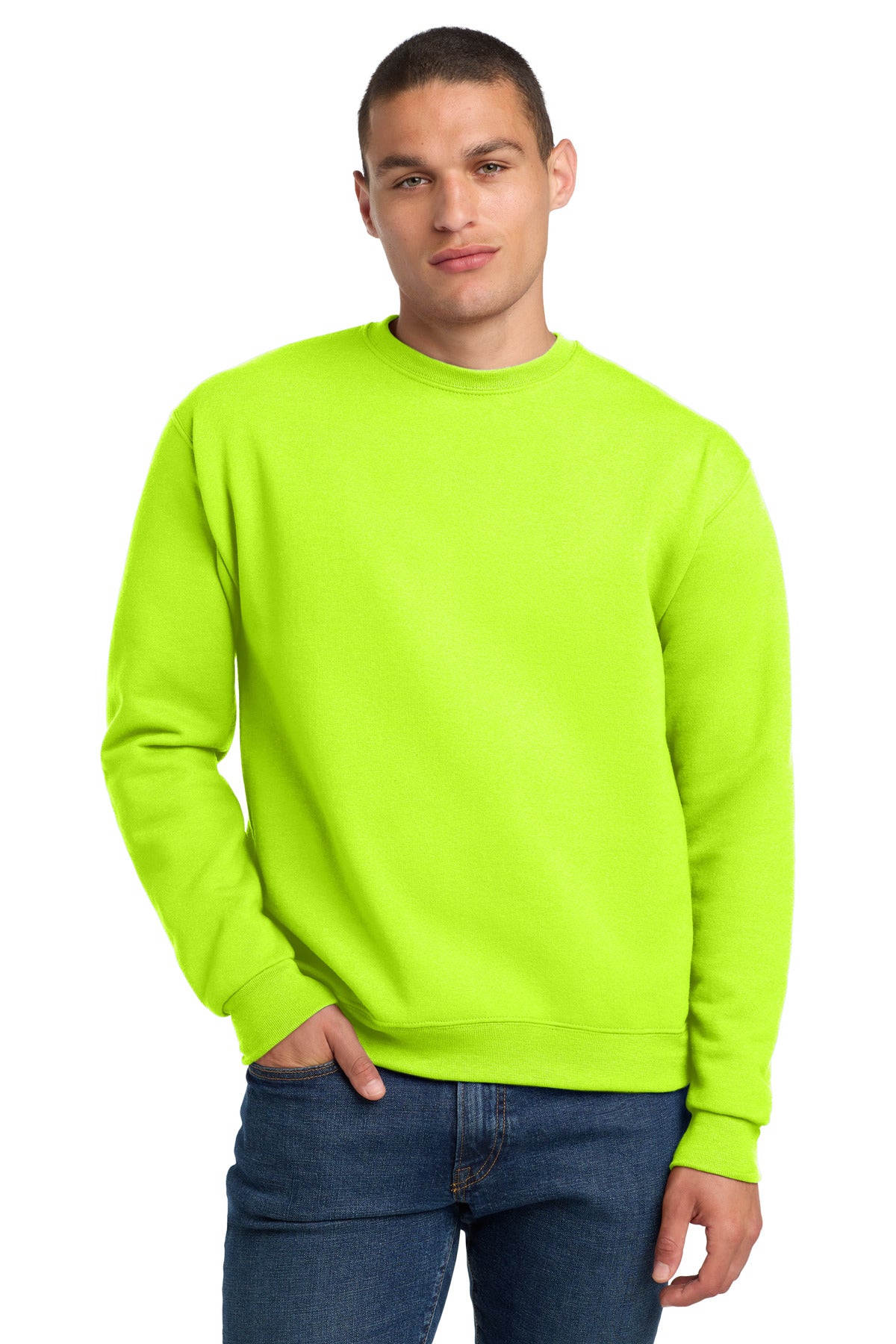 Custom Embroidery or DTF Print - Jerzees ® Super Sweats ® NuBlend ® - Crewneck Sweatshirt. 4662M
