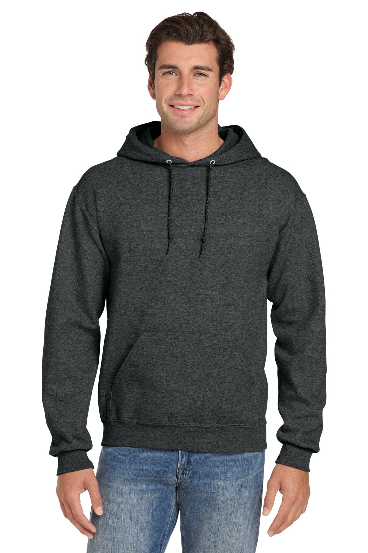 Custom Embroidery or DTF Print - Jerzees ® Super Sweats ® NuBlend ® - Pullover Hooded Sweatshirt. 4997M