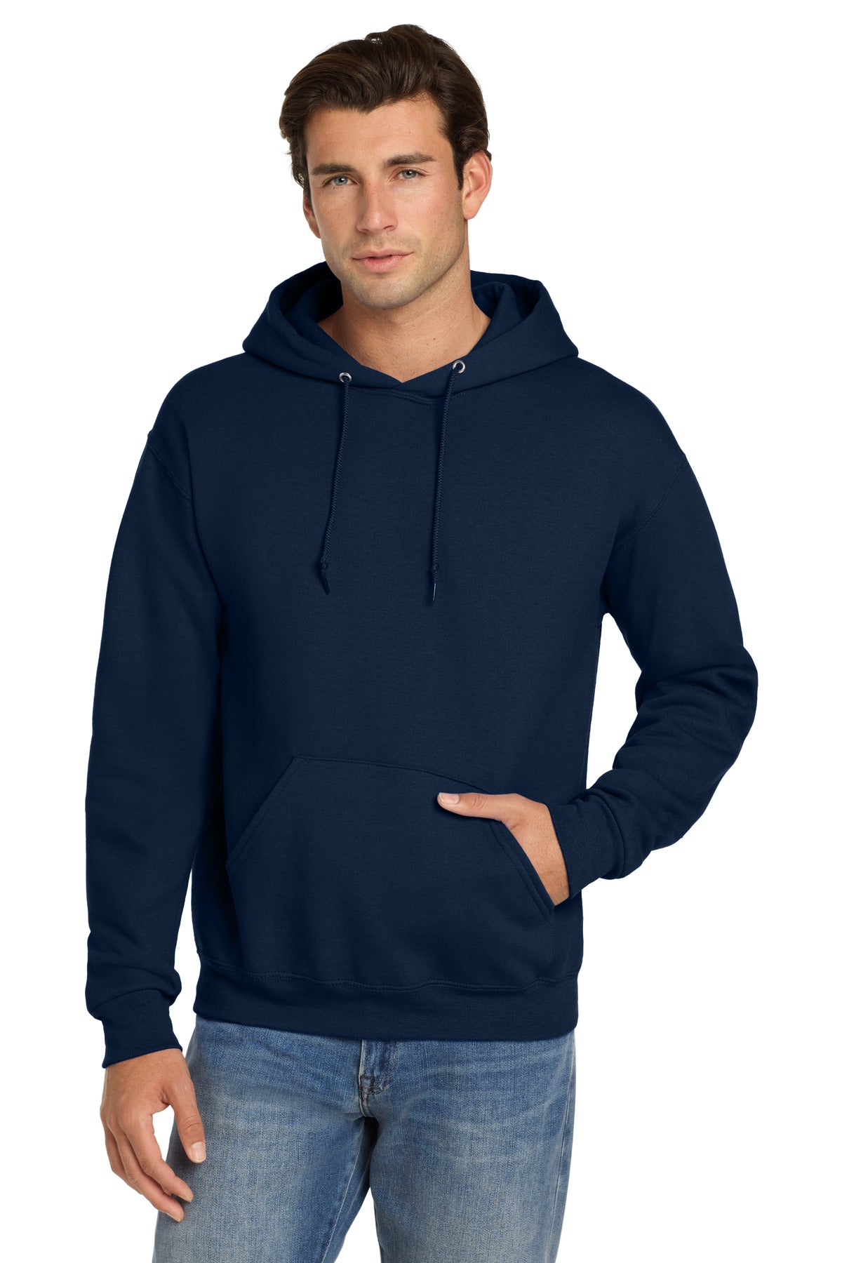 Custom Embroidery or DTF Print - Jerzees ® Super Sweats ® NuBlend ® - Pullover Hooded Sweatshirt. 4997M