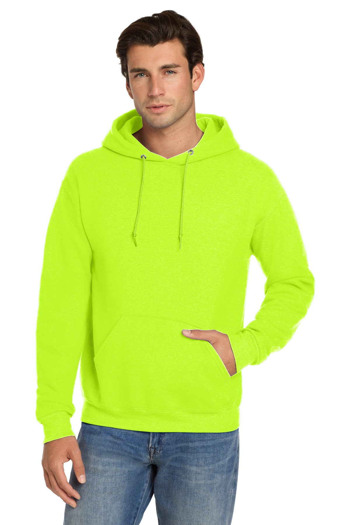 Custom Embroidery or DTF Print - Jerzees ® Super Sweats ® NuBlend ® - Pullover Hooded Sweatshirt. 4997M