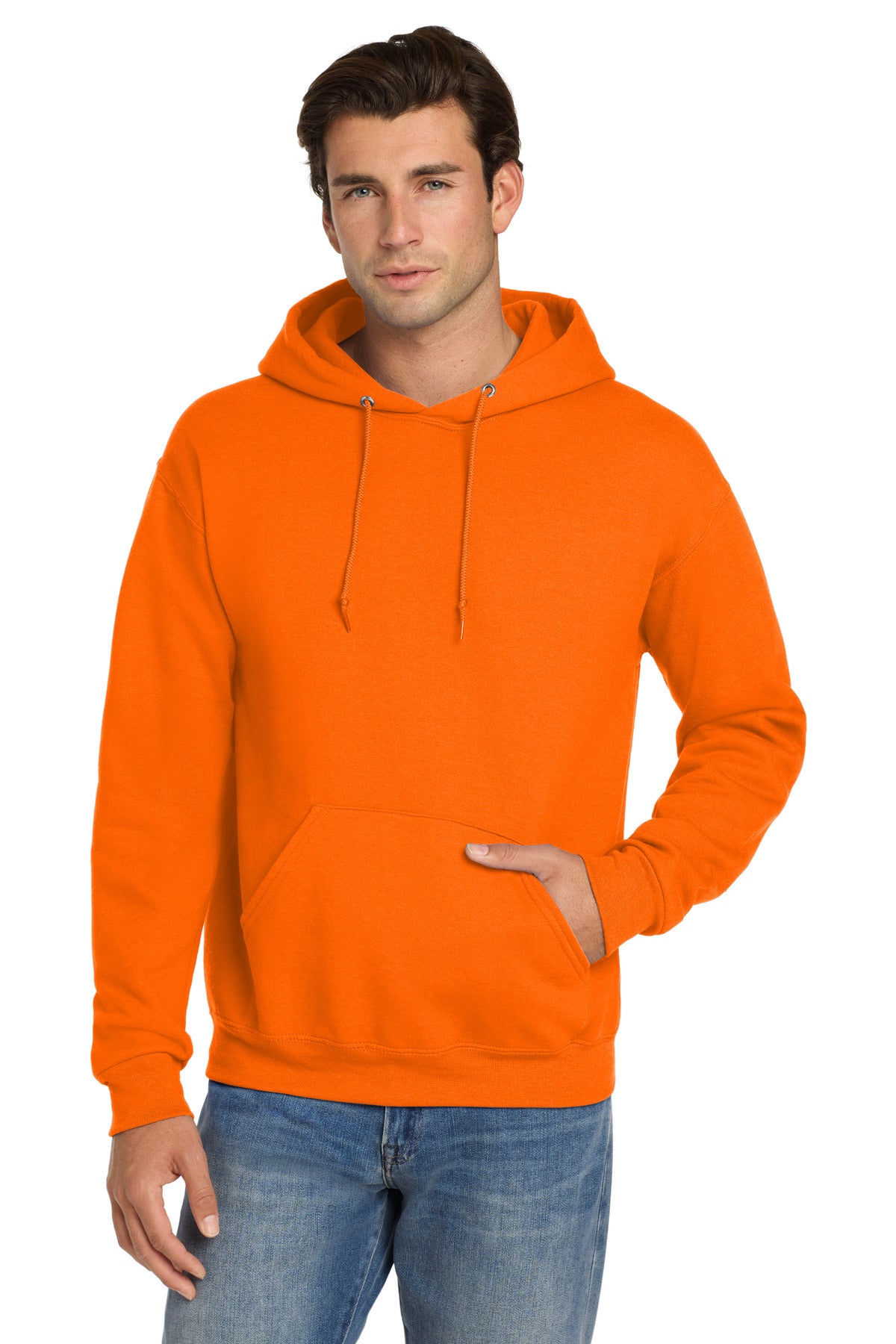 Custom Embroidery or DTF Print - Jerzees ® Super Sweats ® NuBlend ® - Pullover Hooded Sweatshirt. 4997M