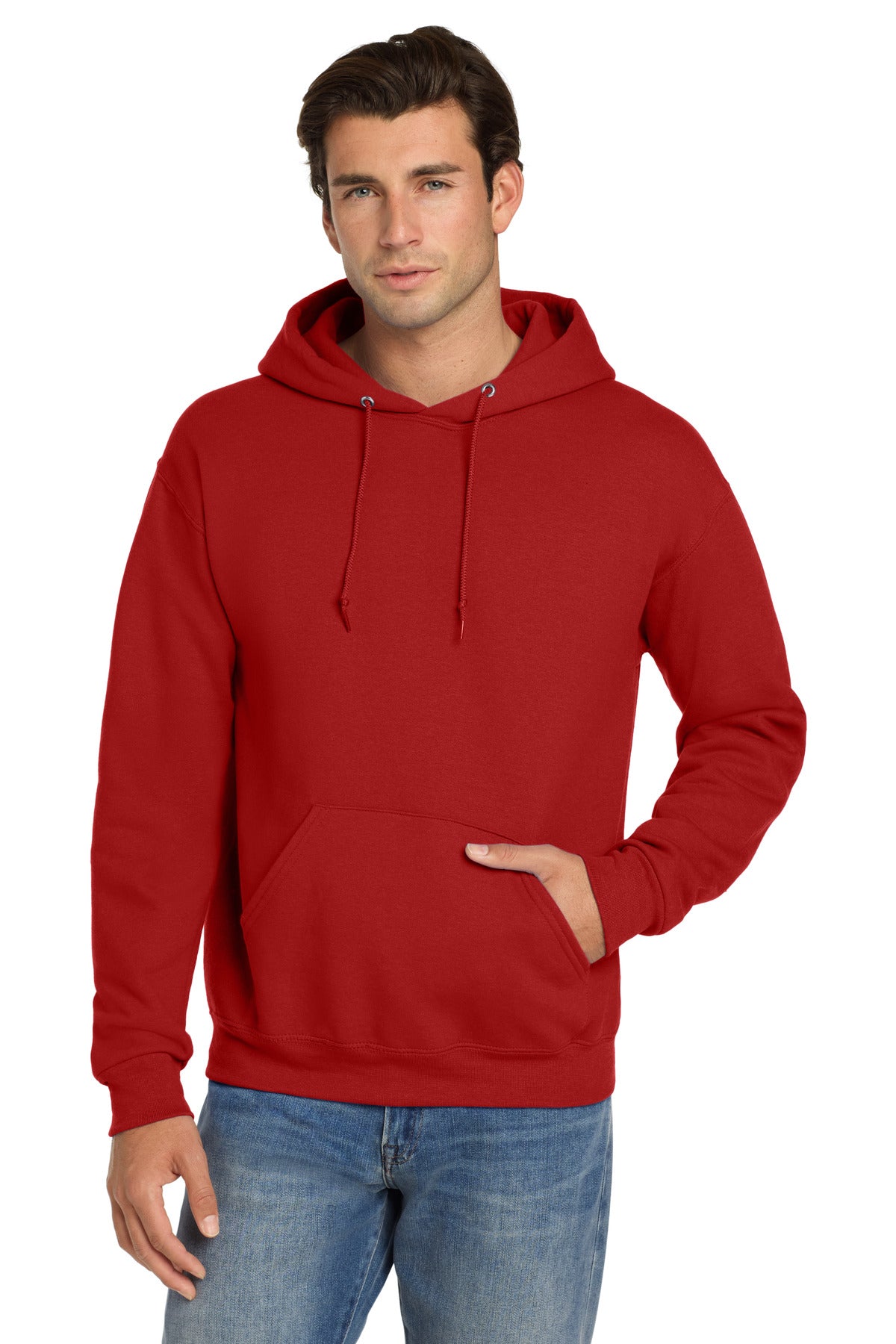 Custom Embroidery or DTF Print - Jerzees ® Super Sweats ® NuBlend ® - Pullover Hooded Sweatshirt. 4997M