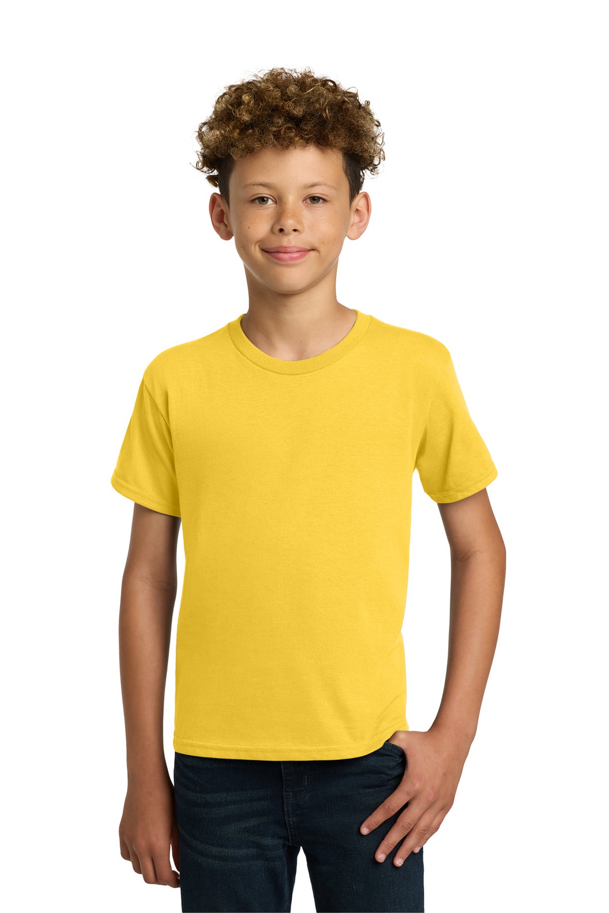 Custom Embroidered or DTF Printed - Gildan ® - Youth Heavy Cotton ™ 100% Cotton T-Shirt. 5000B