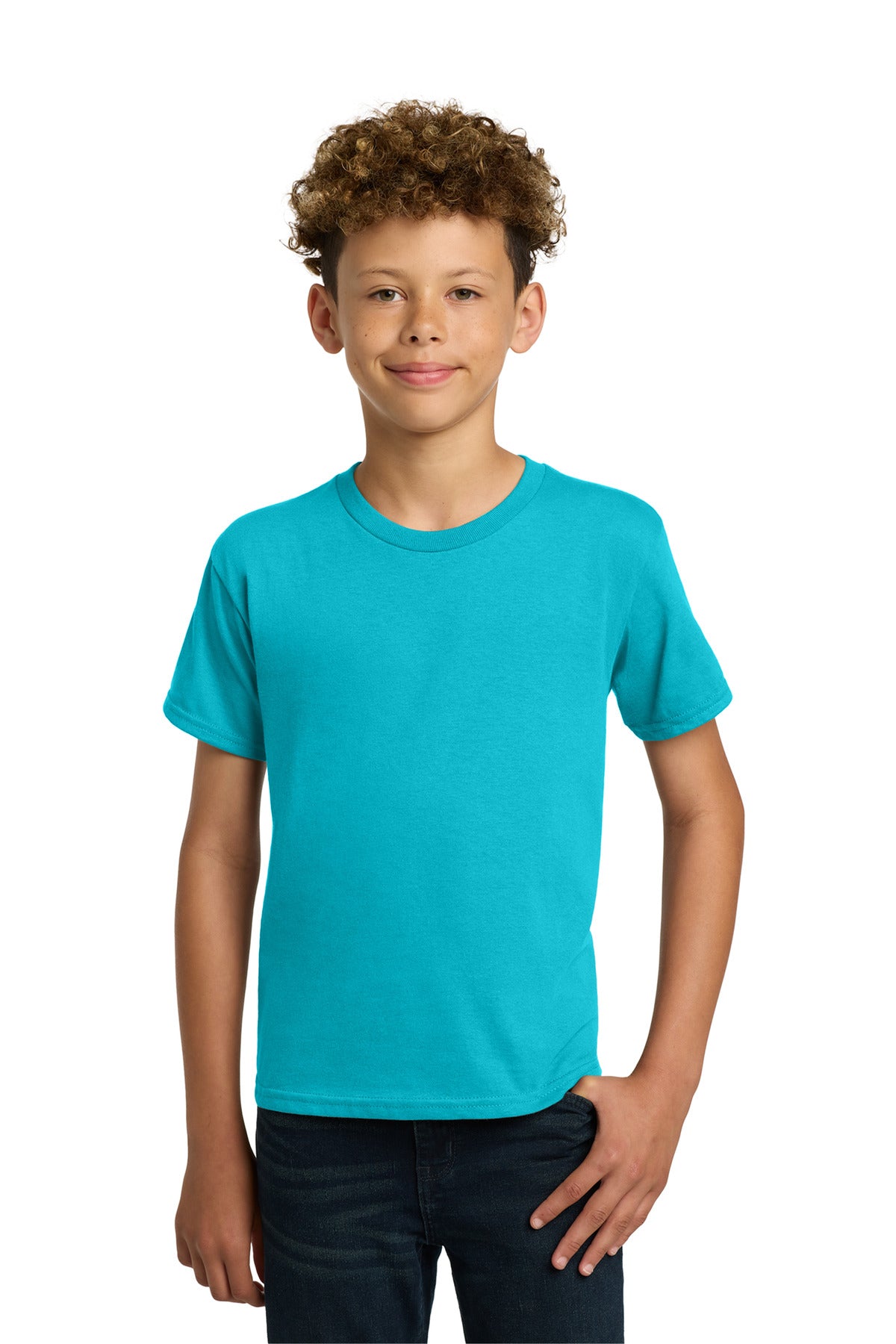 Custom Embroidered or DTF Printed - Gildan ® - Youth Heavy Cotton ™ 100% Cotton T-Shirt. 5000B