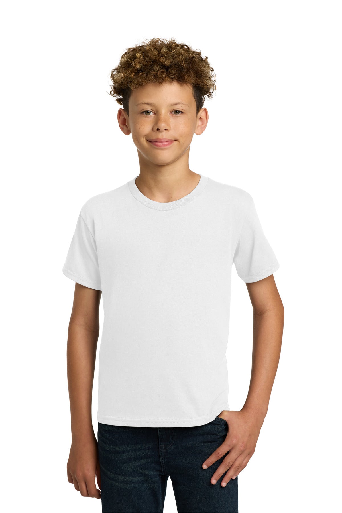 Custom Embroidered or DTF Printed - Gildan ® - Youth Heavy Cotton ™ 100% Cotton T-Shirt. 5000B