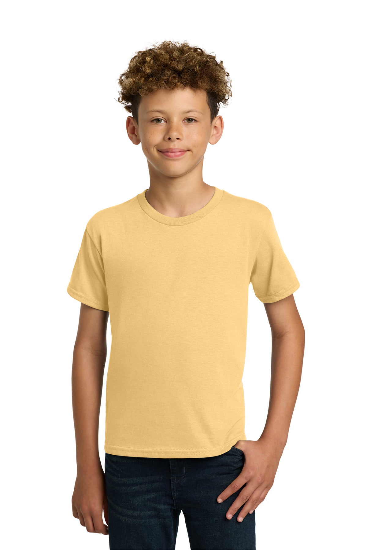 Custom Embroidered or DTF Printed - Gildan ® - Youth Heavy Cotton ™ 100% Cotton T-Shirt. 5000B