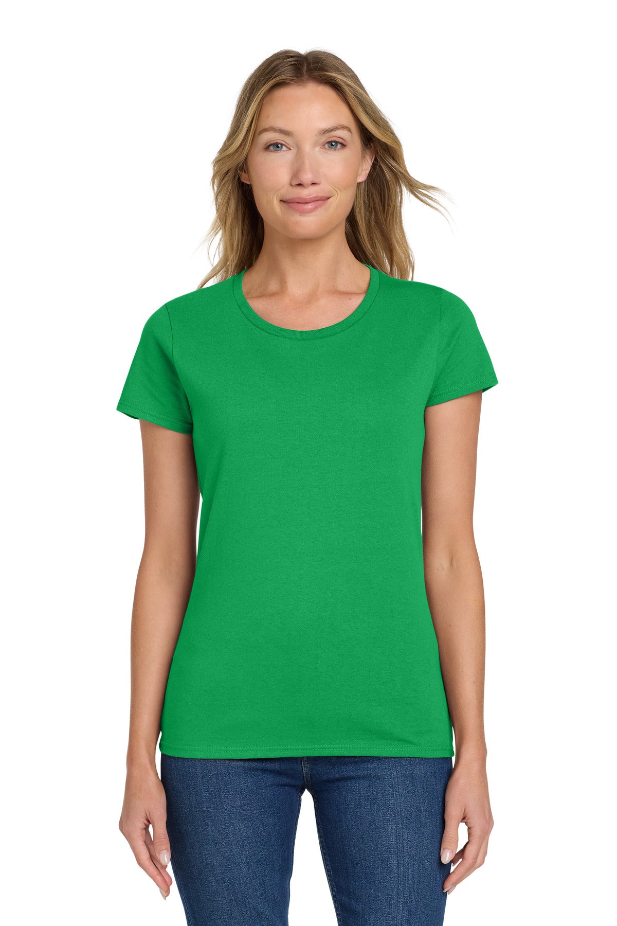 Custom Embroidered or DTF Printed - Gildan ® Women's Heavy Cotton™ 100% Cotton T-Shirt. 5000L