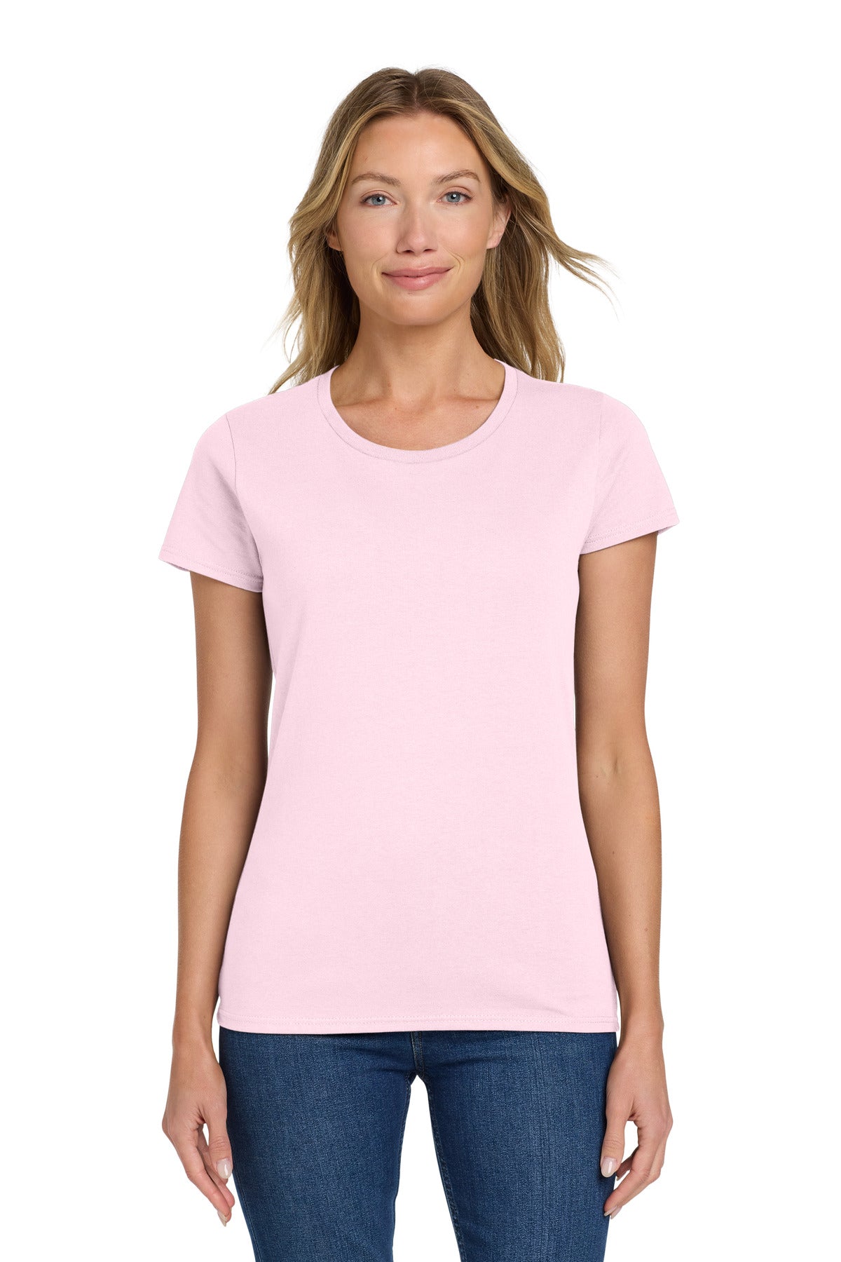 Custom Embroidered or DTF Printed - Gildan ® Women's Heavy Cotton™ 100% Cotton T-Shirt. 5000L