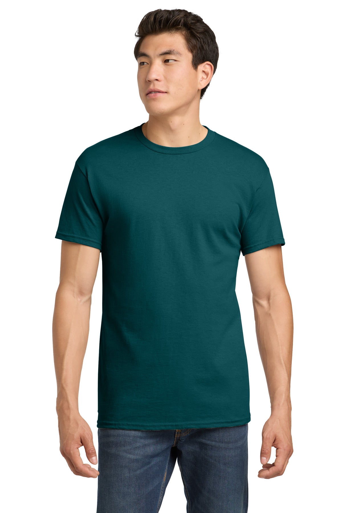 Custom Embroidered or DTF Printed - Gildan ® - Heavy Cotton ™ 100% Cotton T-Shirt. 5000