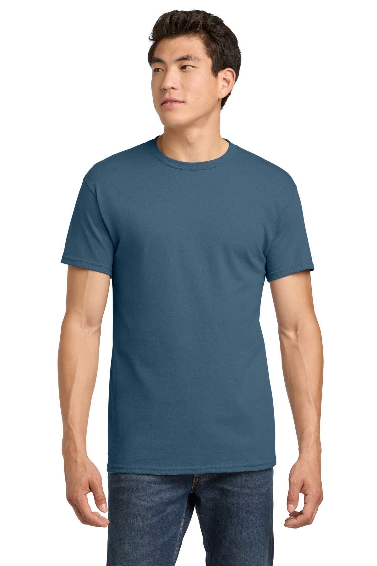 Custom Embroidered or DTF Printed - Gildan ® - Heavy Cotton ™ 100% Cotton T-Shirt. 5000