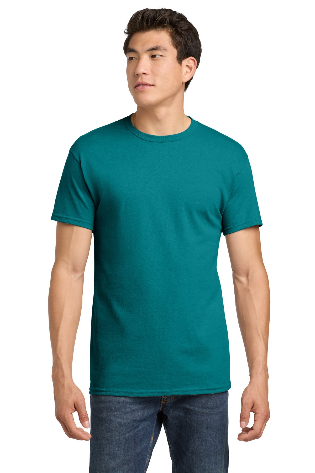 Custom Embroidered or DTF Printed - Gildan ® - Heavy Cotton ™ 100% Cotton T-Shirt. 5000