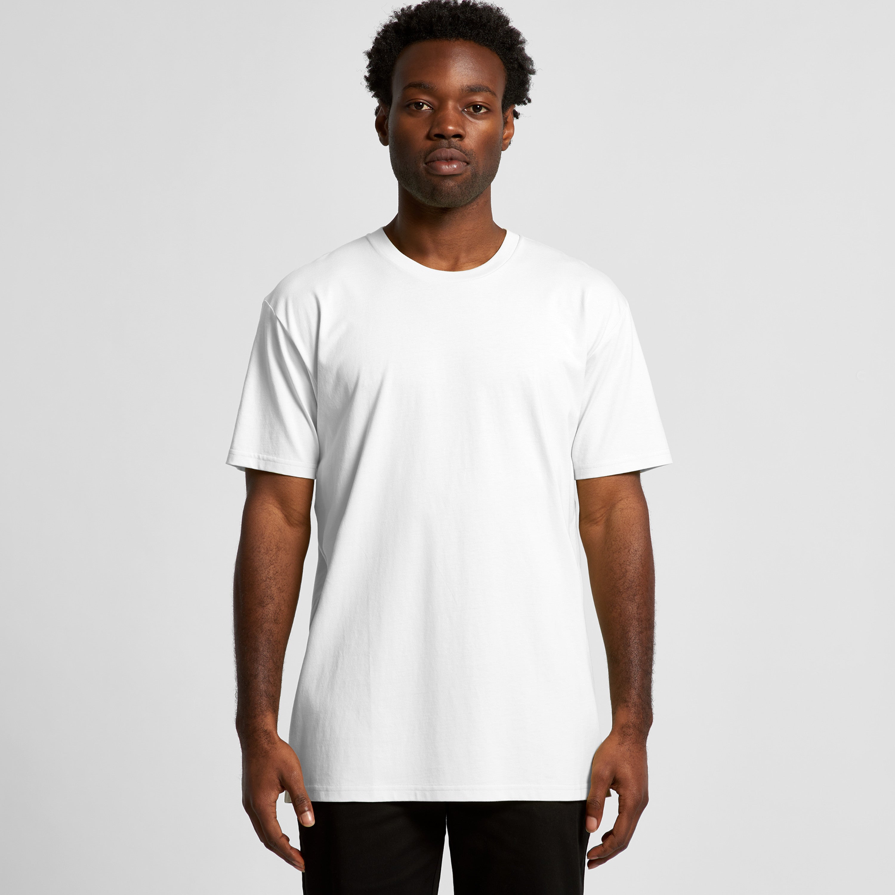 MENS STAPLE TEAR OUT TEE - 5001T