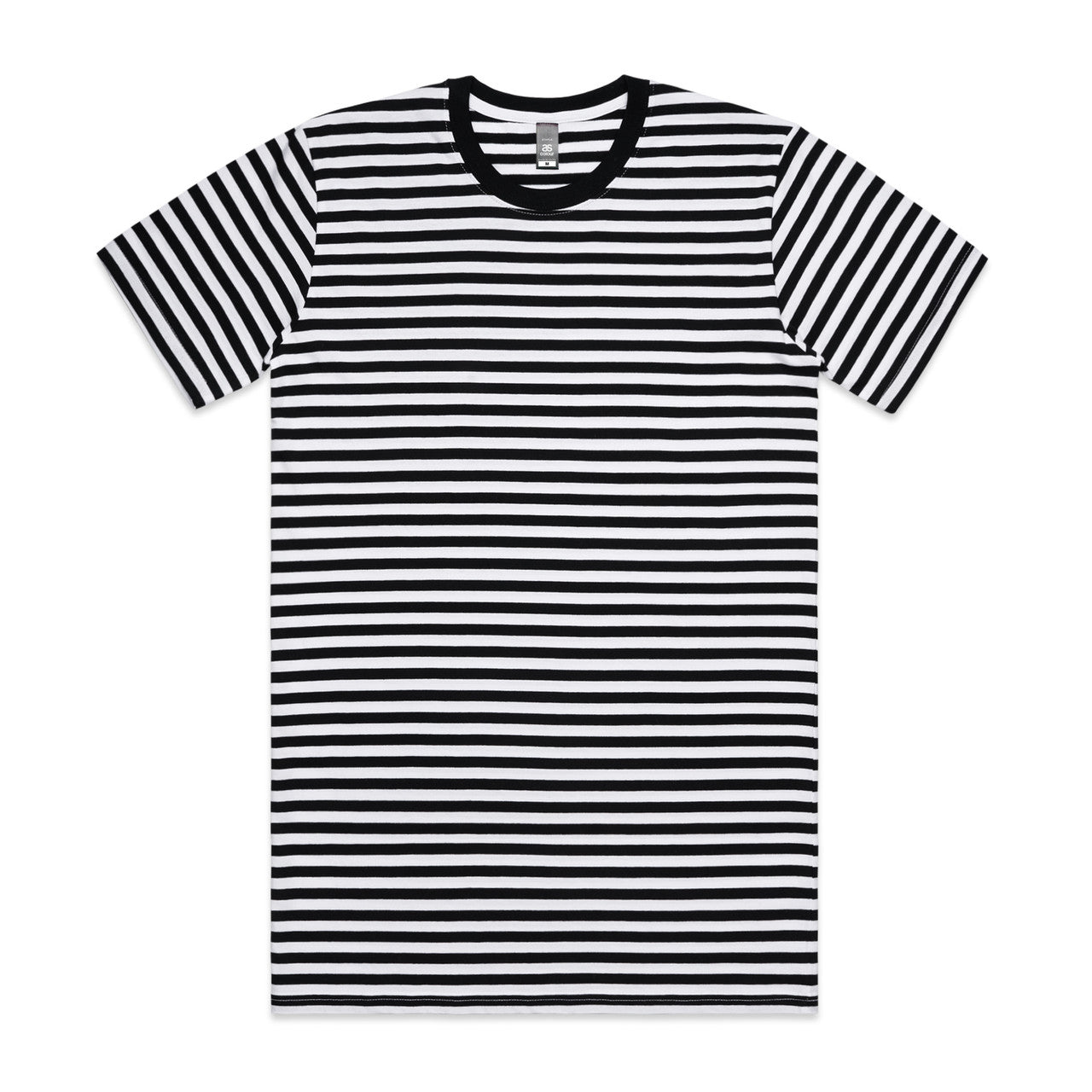 Custom Embroidered or DTF Printed - Staple Stripe Tee | 5028