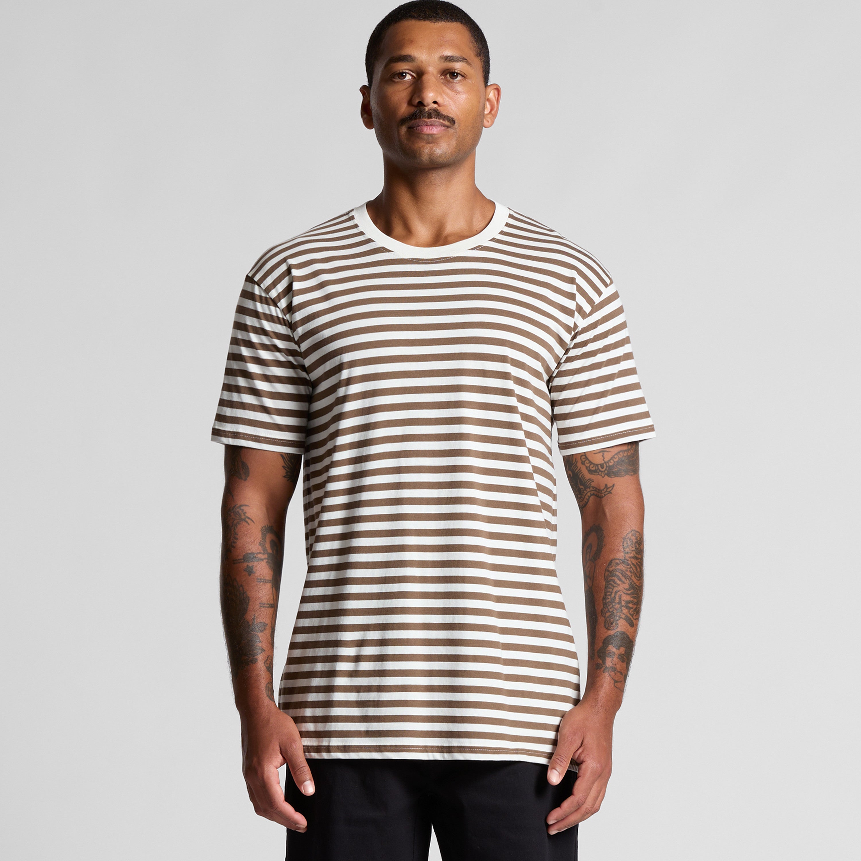 MENS STAPLE STRIPE TEE - 5028