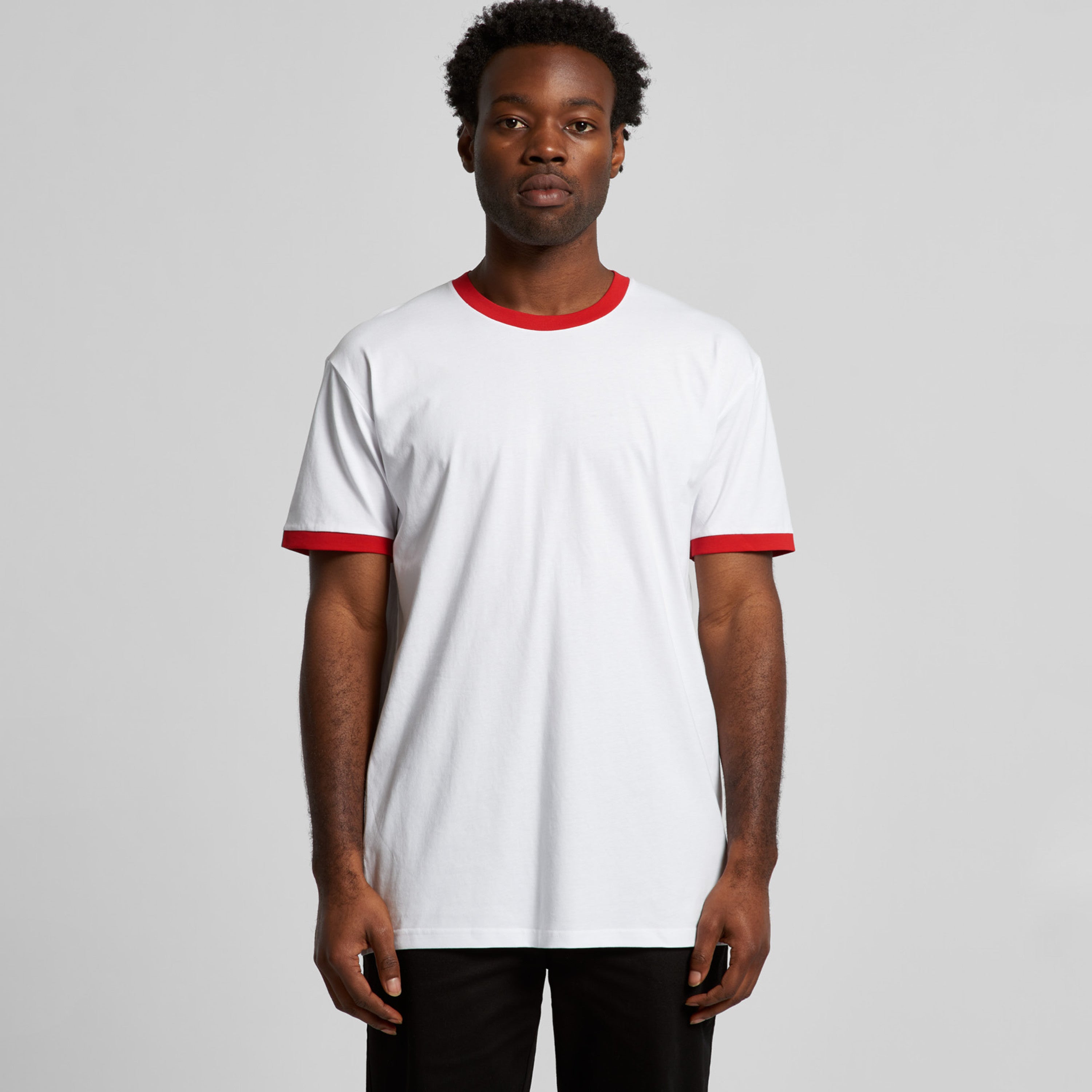 MENS STAPLE RINGER TEE - 5053