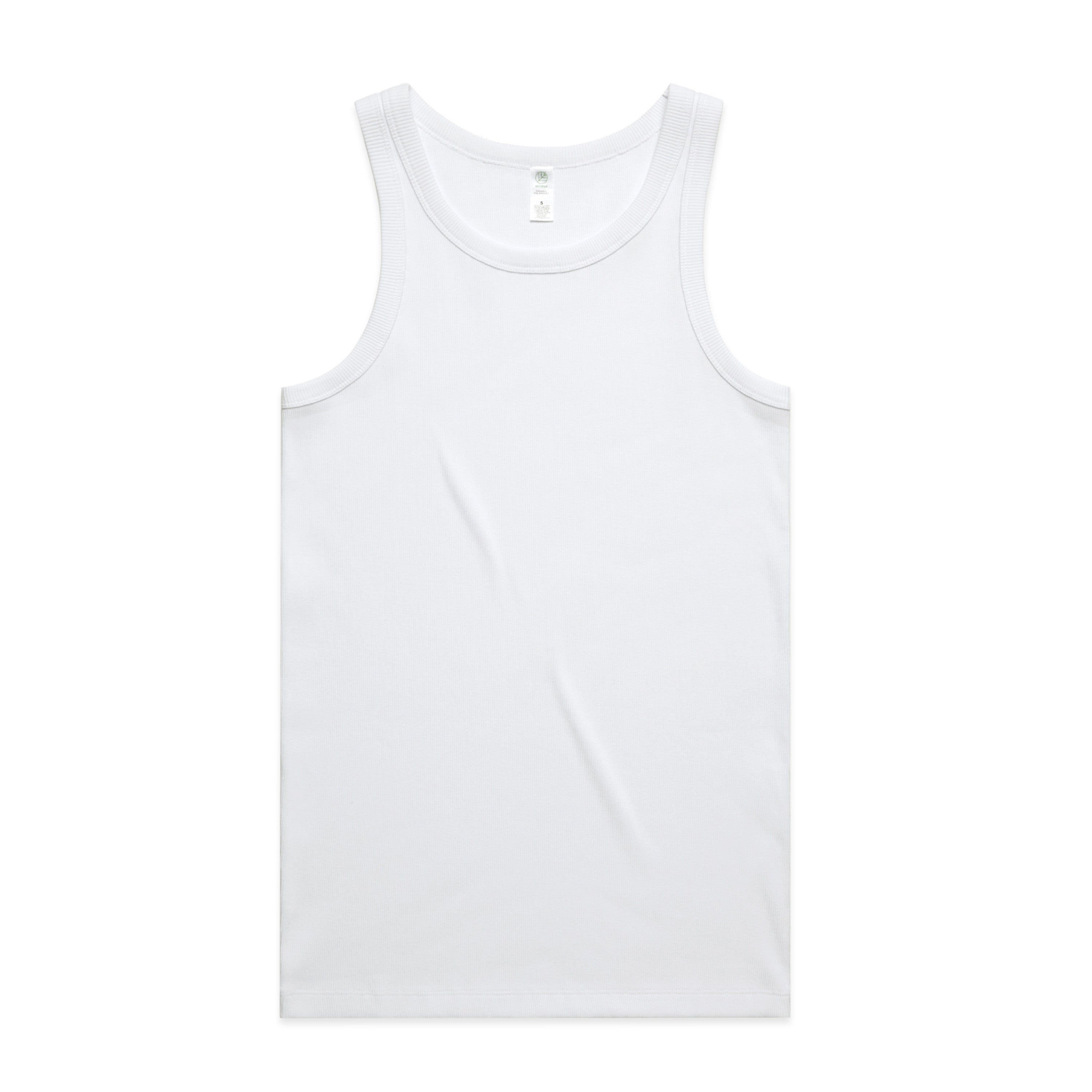 MENS ORGANIC RIB SINGLET - 5063G