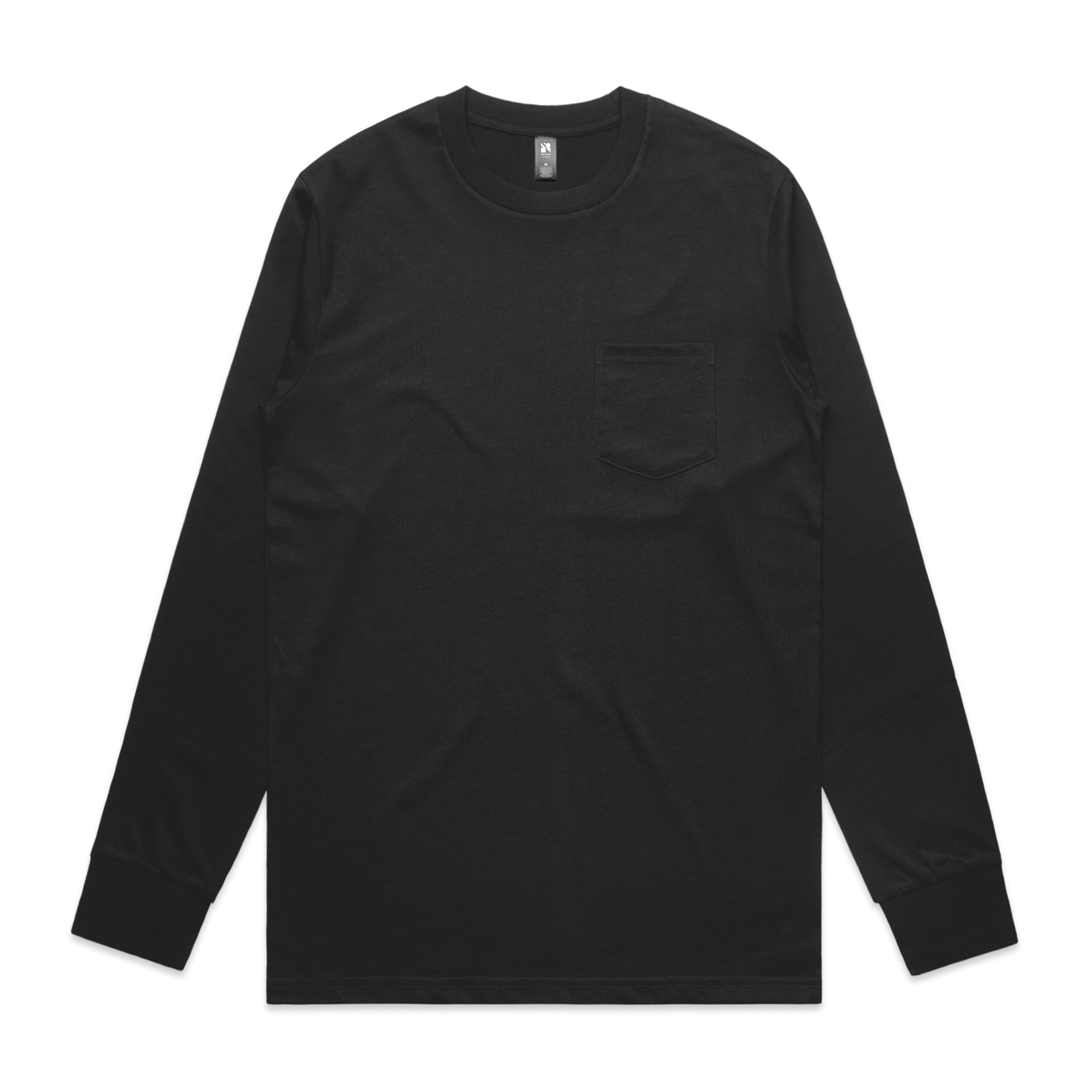 MENS CLASSIC POCKET L/S TEE- 5072