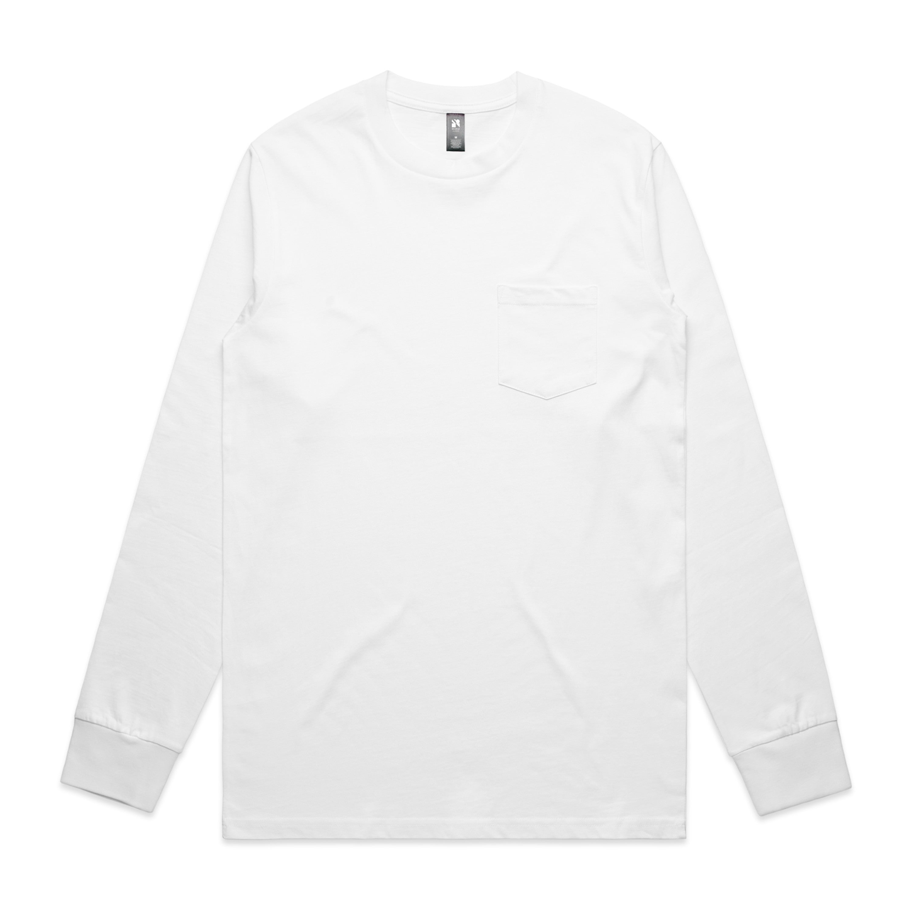 MENS CLASSIC POCKET L/S TEE- 5072