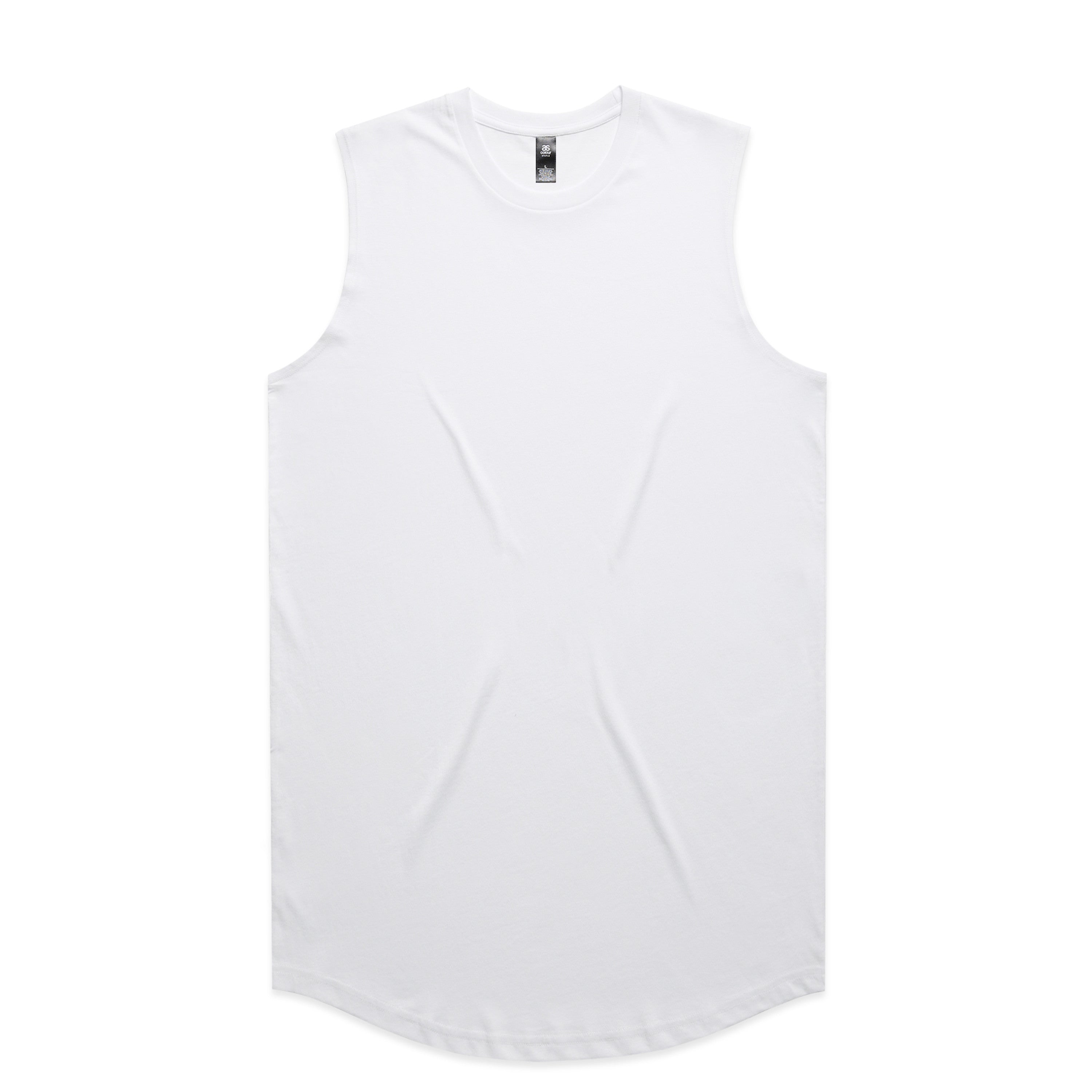 MENS STAPLE CURVE TANK - 5091