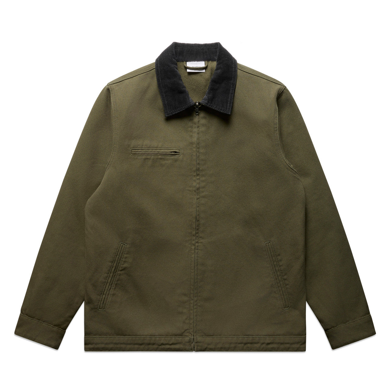 Custom Embroidered or DTF Printed - Canvas Cord Collar Jacket | 5533