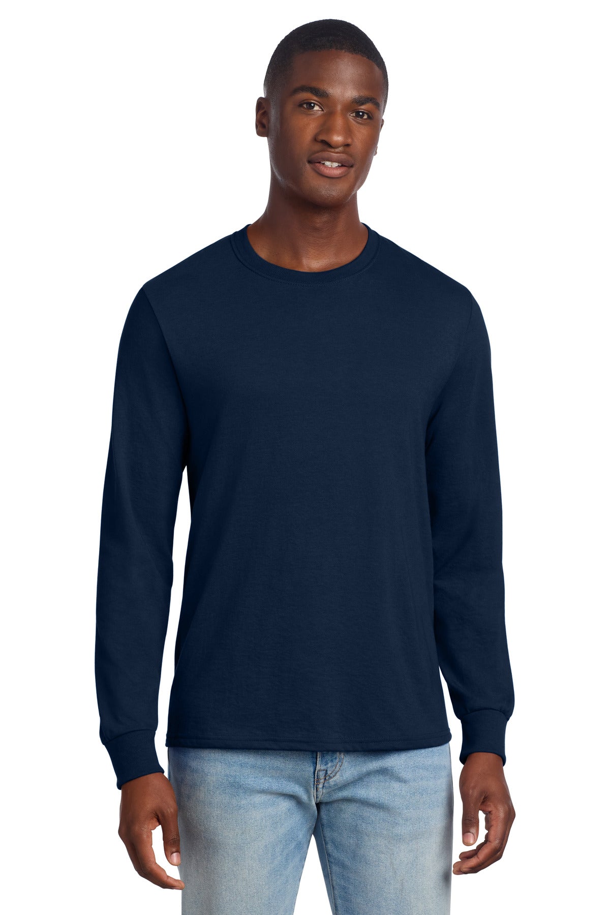 Custom Embroidery or DTF Print - Jerzees ® Premium Blend Ring Spun Long Sleeve T-Shirt 560LS
